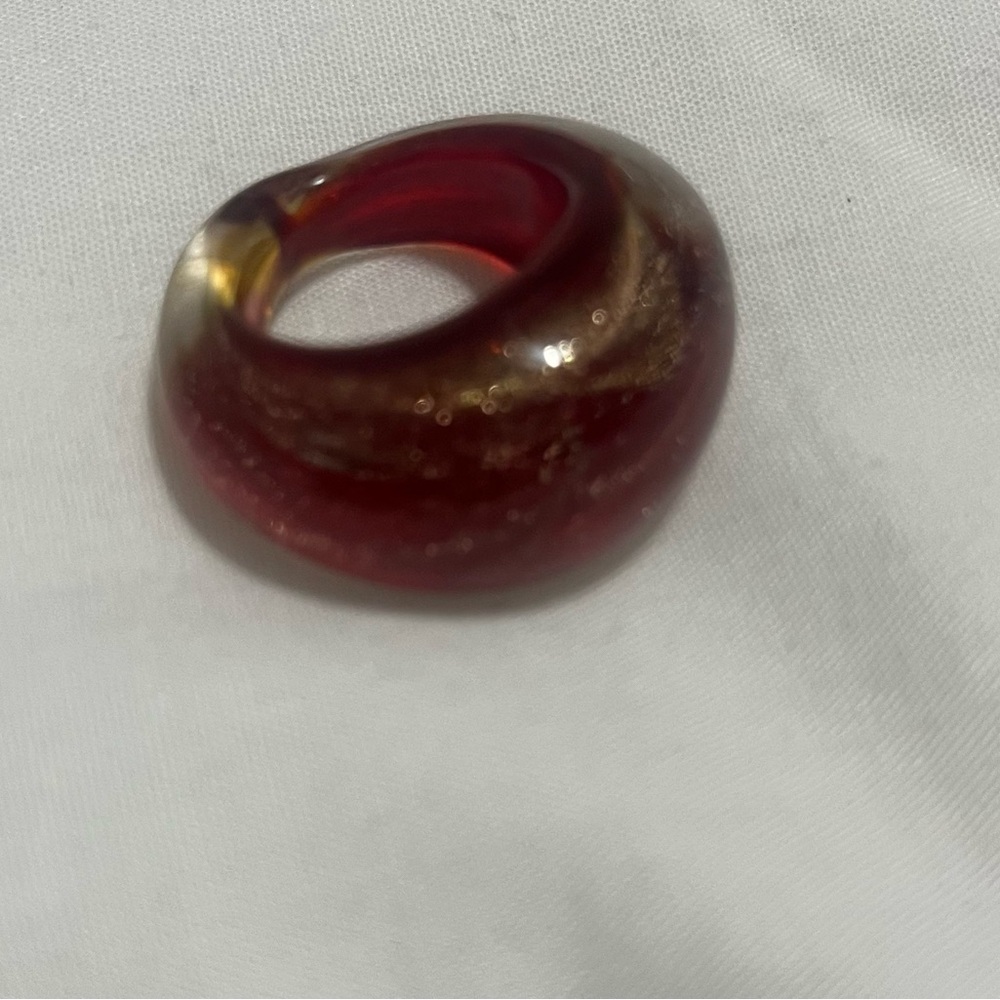 H&M Red and Gold Women's Ring